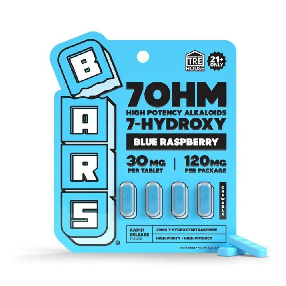 TRE House 7OHM Bars – 7-Hydroxy High Potency Alkaloids (120mg) – 4ct