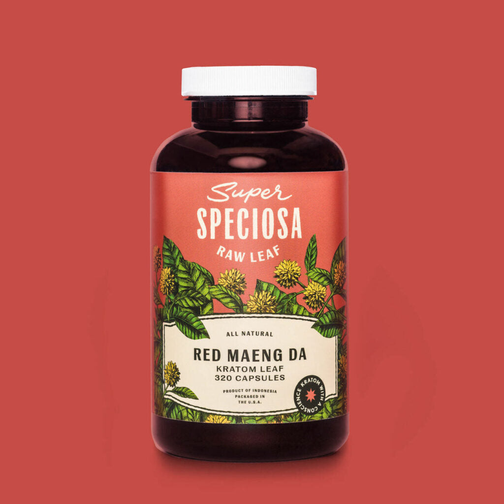 Super Speciosa Red Maeng Da Kratom Capsules