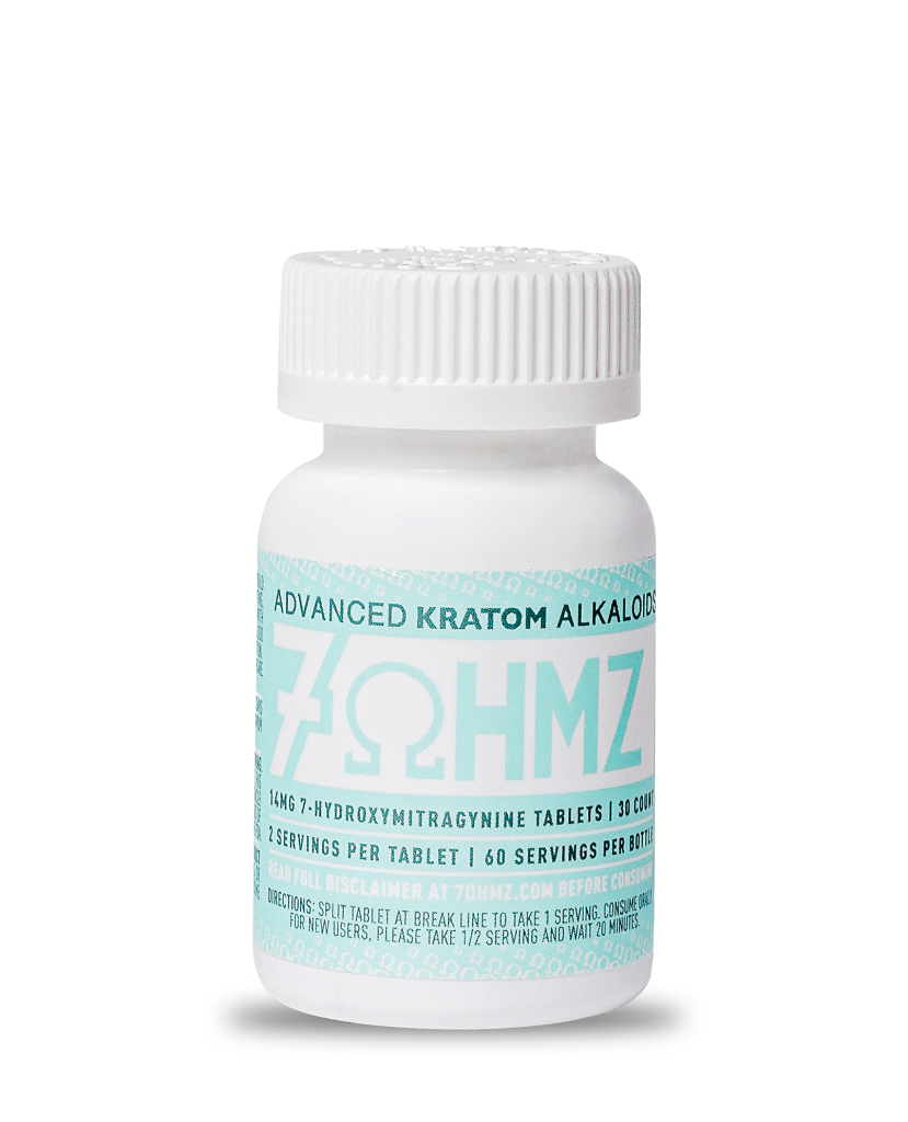 7OHMZ 7-Hydroxymitragynine 14mg Tablets – 30ct Bottle