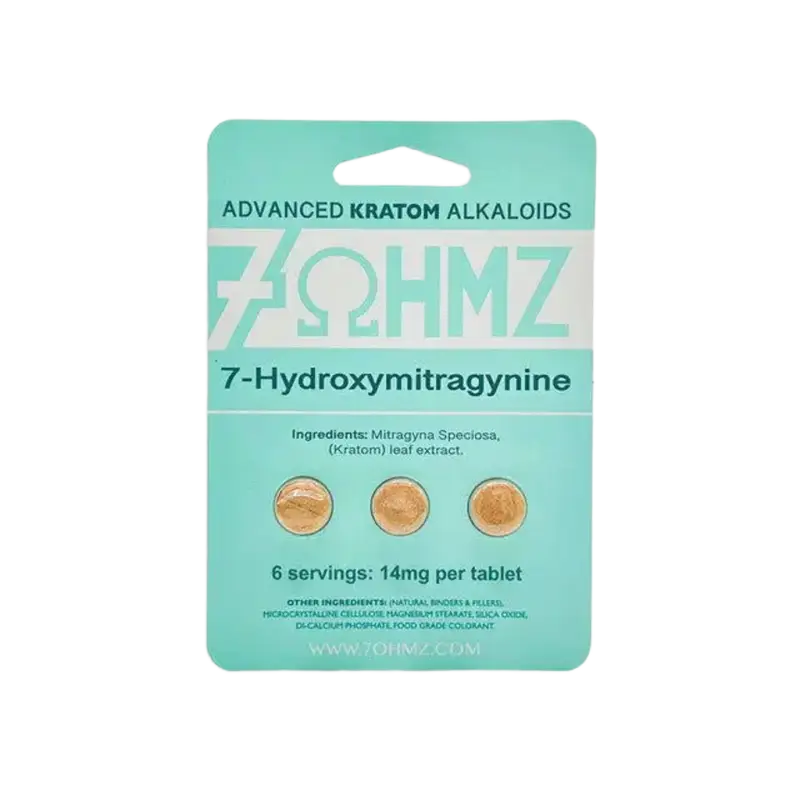 7OHMZ 7-Hydroxymitragynine Tabs 14mg per Tablet 3ct