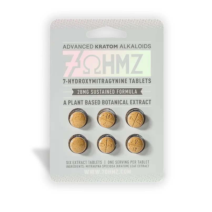 7OHMZ Sustained Formula Tablets - 28mg - 6ct