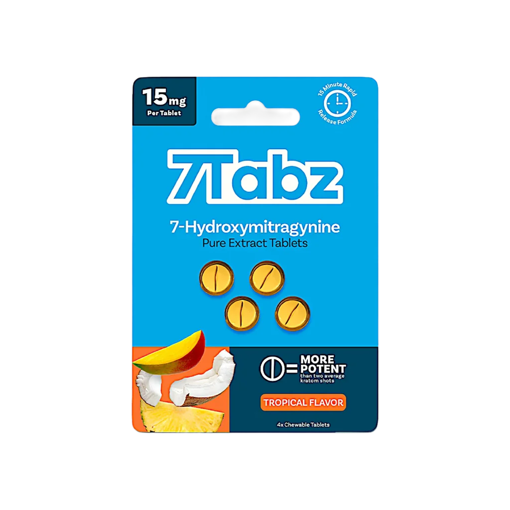 7Tabz 7-Hydroxymitragynine Pure Extract Tablets 15mg | 4 Count