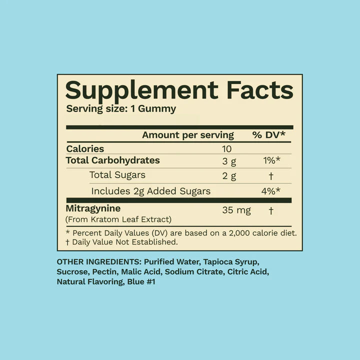 Super Speciosa Extra Strength Kratom Gummies - 30ct