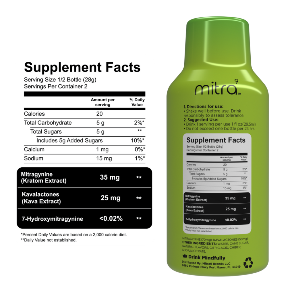 Mitra9 Kava & Kratom Shot