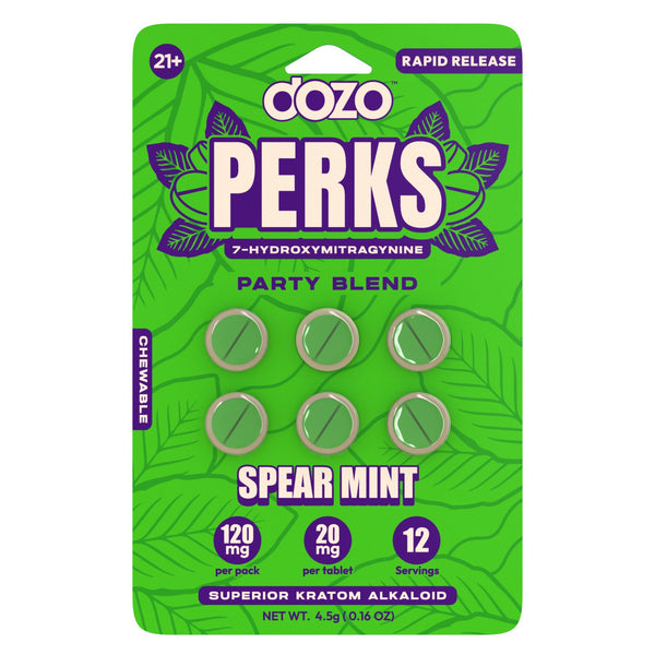 Dozo Perks 7-Hydroxymitragynine 6ct Tablets