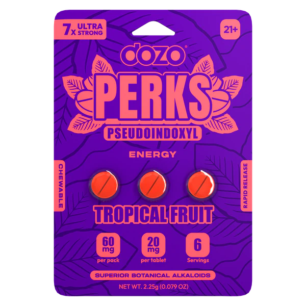 Dozo Perks Pseudoindoxyl Chewable Tablets 20mg Ultra Strong