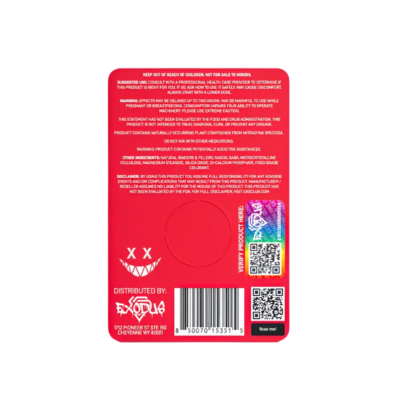 Eat Ohmz 7-Hydroxymitragynine Tabs 30mg per Tablet 1ct