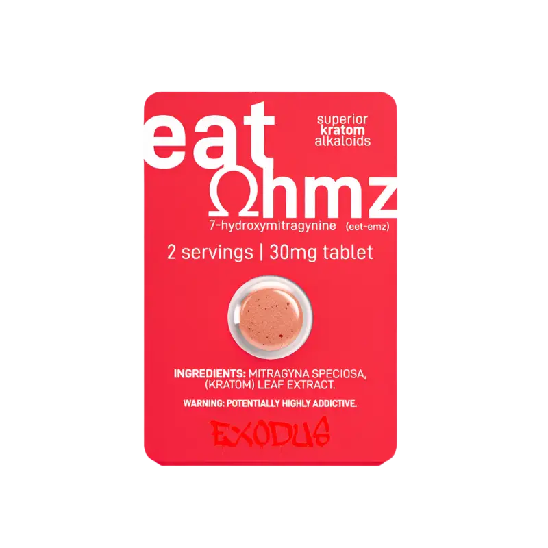 Eat Ohmz 7-Hydroxymitragynine Tabs 30mg per Tablet 1ct