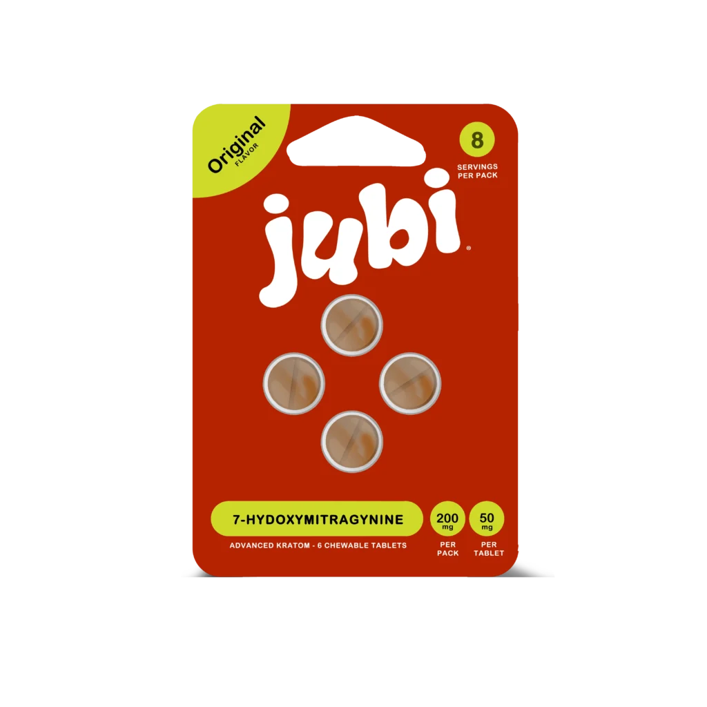 Jubi Advanced Kratom Chewable Tablets – 200mg Pack (4ct)