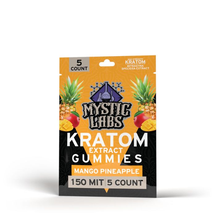 Mystic Labs Kratom Extract Gummies 150 MIT 5ct