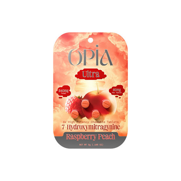 OPiA Ultra – 7‑Hydroxymitragynine Chewable Tablets 240 mg (4ct)