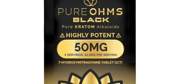 Pure Ohms Black 7OH Tablets - 50mg - 1ct