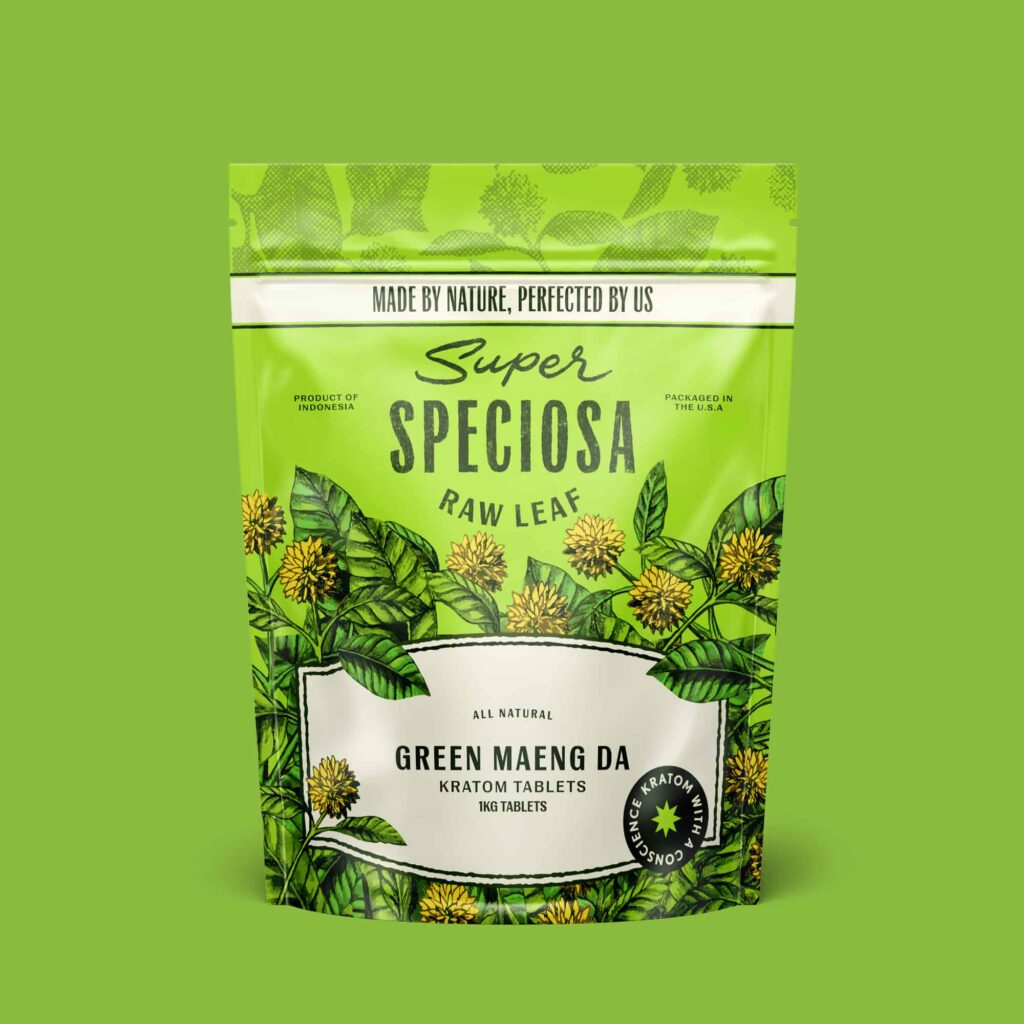 Super Speciosa Green Maeng Da Kratom Tablets