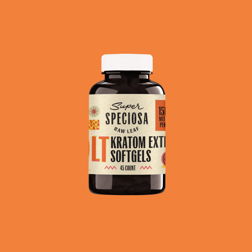 Super Speciosa Jolt Kratom Extract Soft Gels