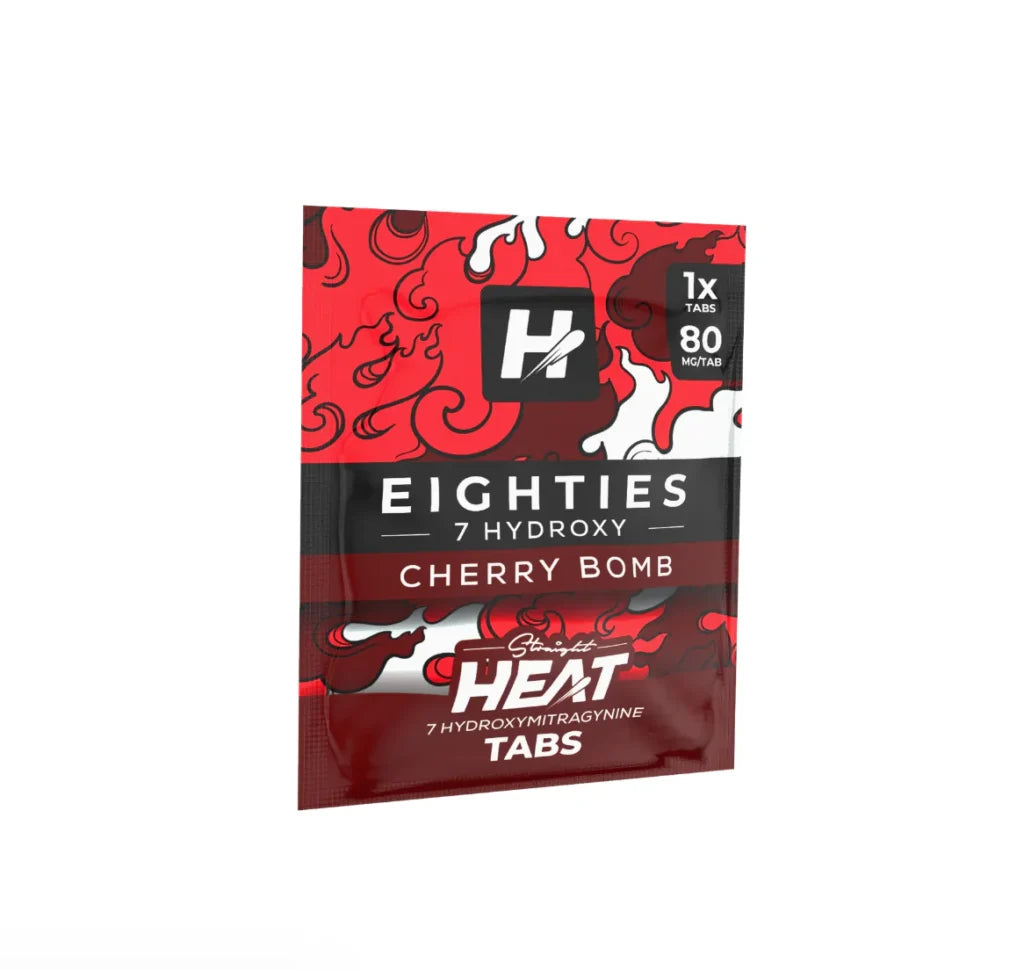 Straight Heat Kratom Eighties Edition 1 Tablet High Potency 7 Hydroxy Tablets 80MG