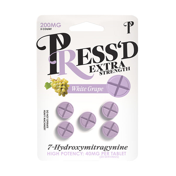 Press’d 7-Hydroxymitragynine EXTRA Strength Tablets 200mg