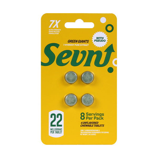 Sevn 7-Hydroxymitragynine + Pseudo 22mg Tablets 4ct