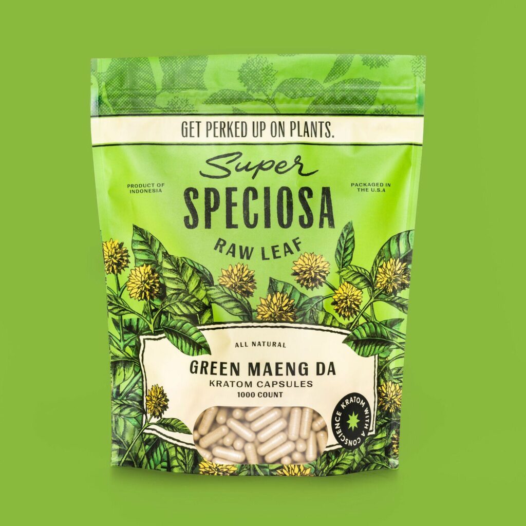 Super Speciosa Green Maeng Da Kratom Capsules