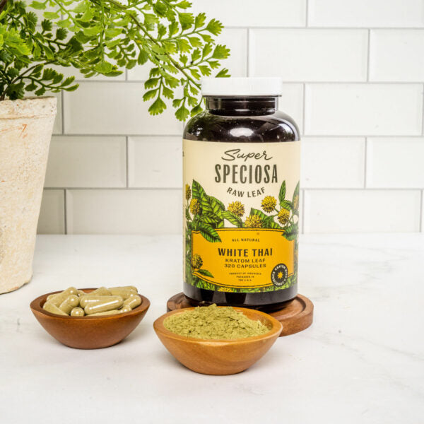Super Speciosa White Thai Kratom Capsules