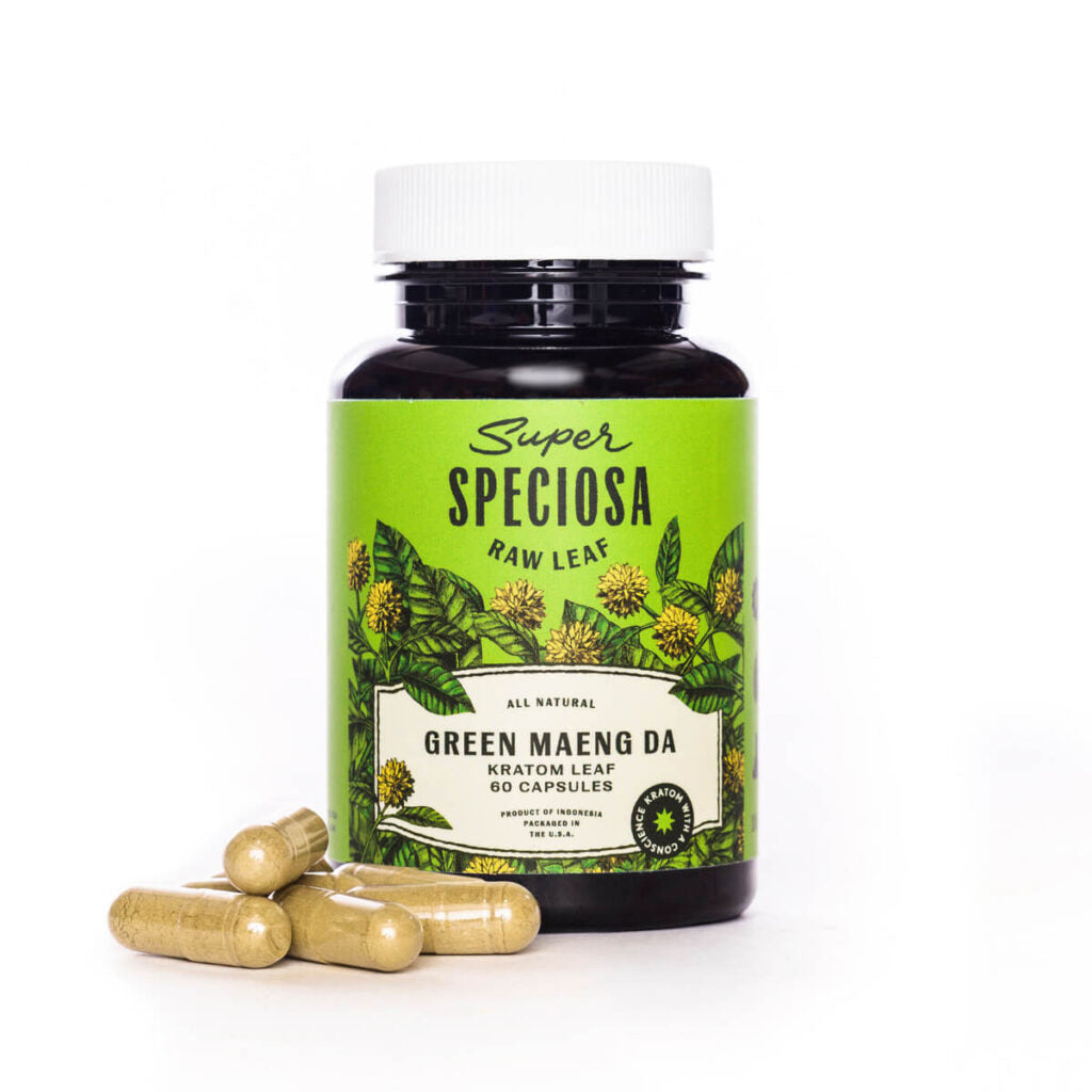 Super Speciosa Green Maeng Da Kratom Capsules