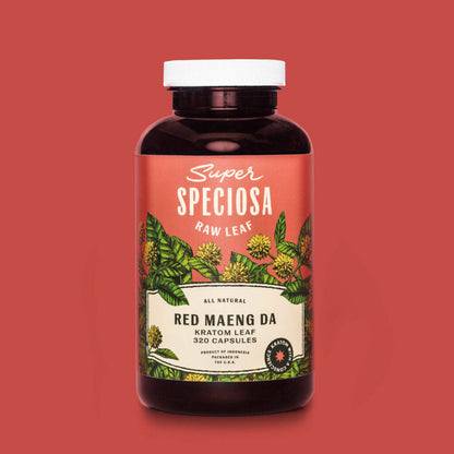Super Speciosa Red Maeng Da Kratom Capsules
