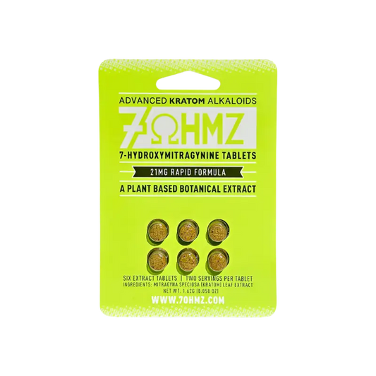 7OHMZ 7-Hydroxymitragynine Tabs Rapid Release 21mg per Tablet 6ct
