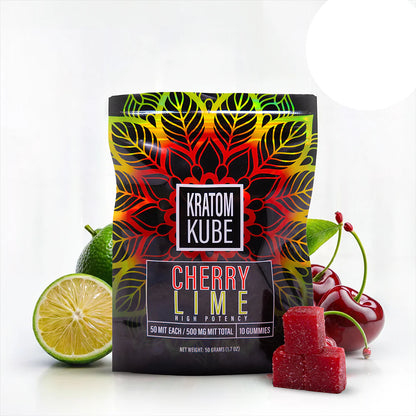 Kush Kube Kratom Kube MIT Gummies – High Potency – 10ct  500mg pack