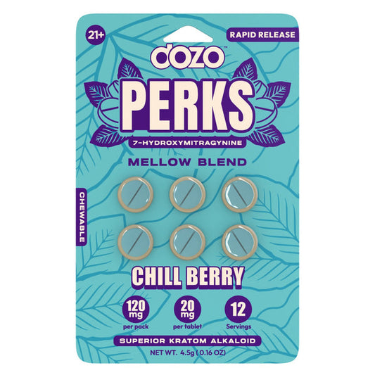 Dozo Perks 7-Hydroxymitragynine 6ct Tablets