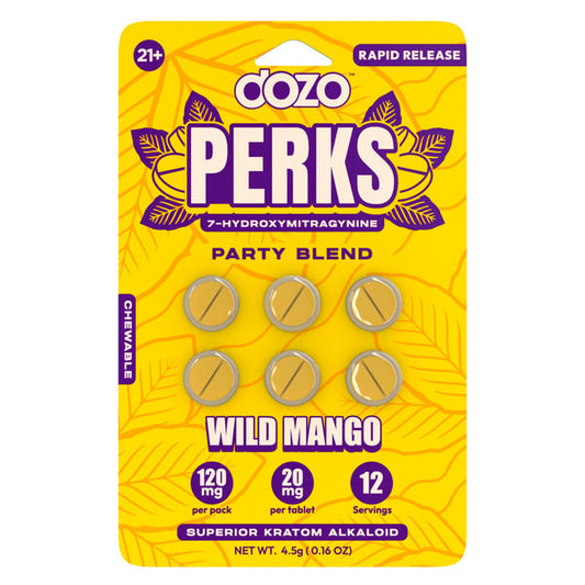 Dozo Perks 7-Hydroxymitragynine 6ct Tablets