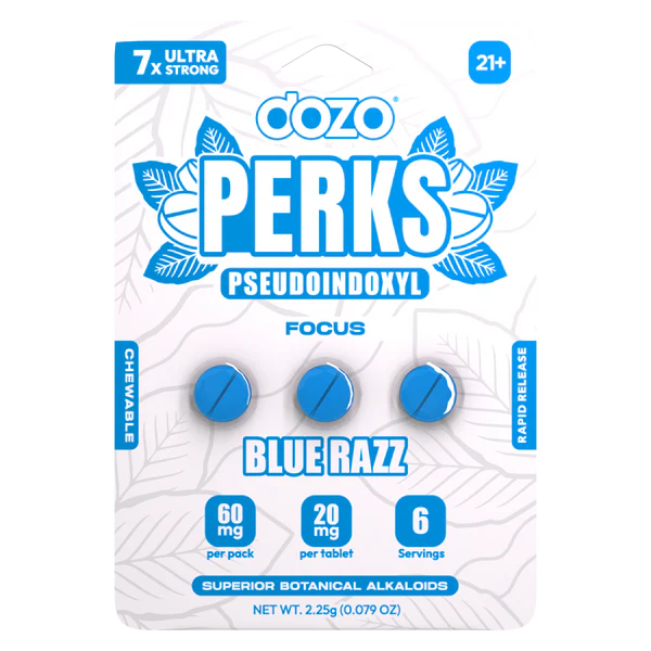 Dozo Perks Pseudoindoxyl Chewable Tablets 20mg Ultra Strong