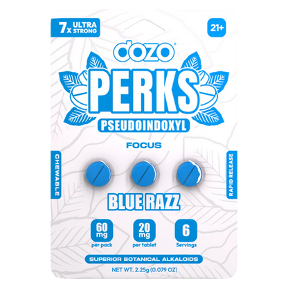 Dozo Perks Pseudoindoxyl Chewable Tablets 20mg Ultra Strong