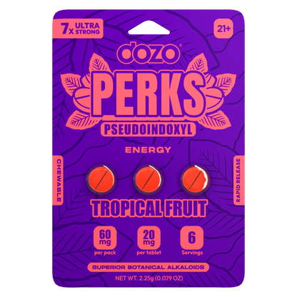 Dozo Perks Pseudoindoxyl Chewable Tablets 20mg Ultra Strong