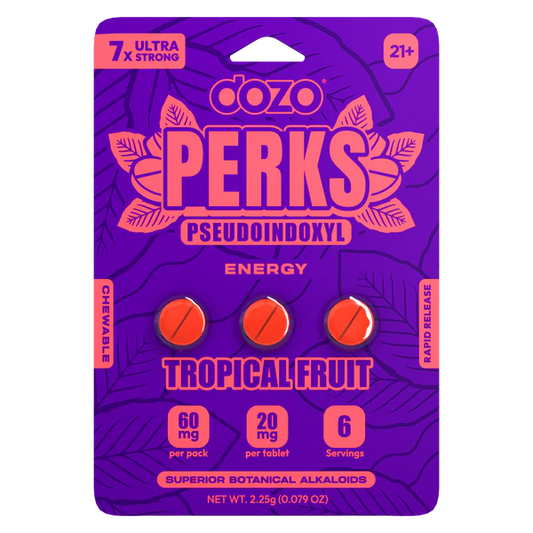 Dozo Perks Pseudoindoxyl Chewable Tablets 20mg Ultra Strong
