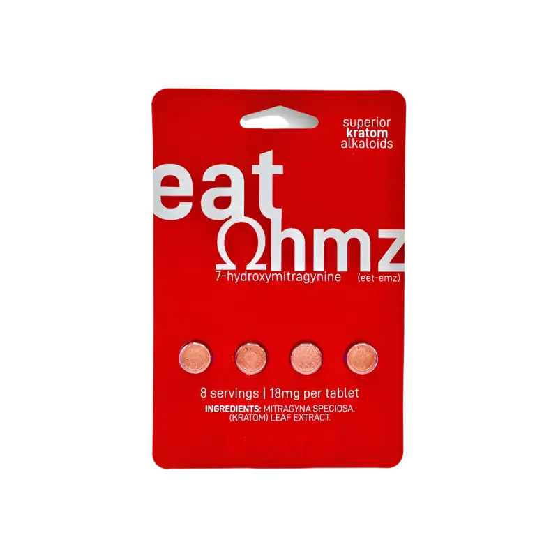 Eat Ohmz 7-Hydroxymitragynine Tabs 18mg per Tablet 4ct