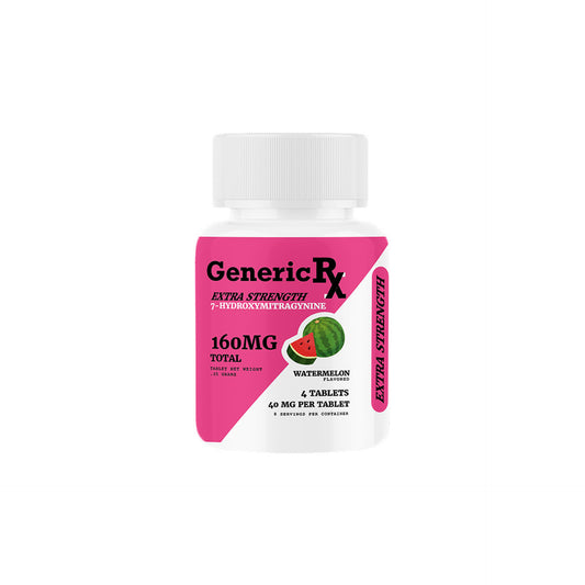 GenericRx – Extra Strength Hydroxy Tablets (4ct / 160mg Total)