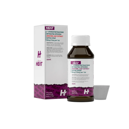 StraightHeat – Hydroxy Kratom Sippin Syrup (4oz / 118ml)