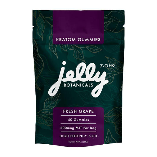 Jelly High Potency 7-Hydroxymitragynine Kratom Gummies- 40ct