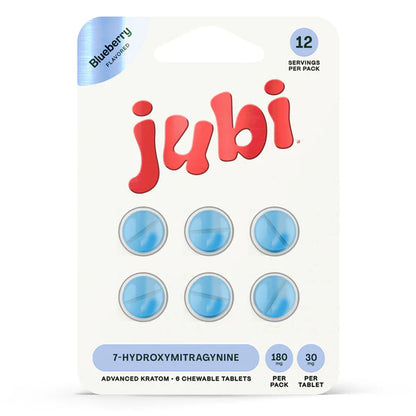 Jubi 7-Hydroximitragynine Extract Chewable Tablets – 30mg - 6ct