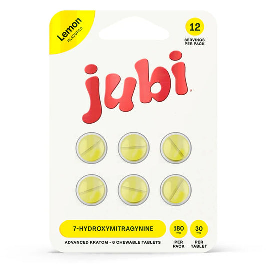 Jubi 7-Hydroximitragynine Extract Chewable Tablets – 30mg - 6ct
