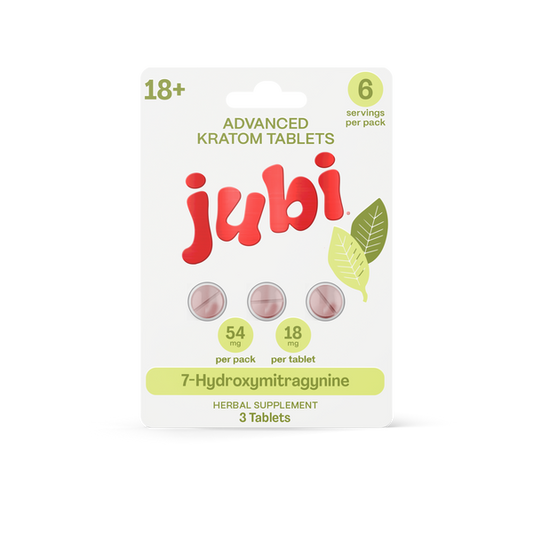 Jubi Advanced Kratom Tablets 7-Hydroxymitragynine 18MG, 3CT