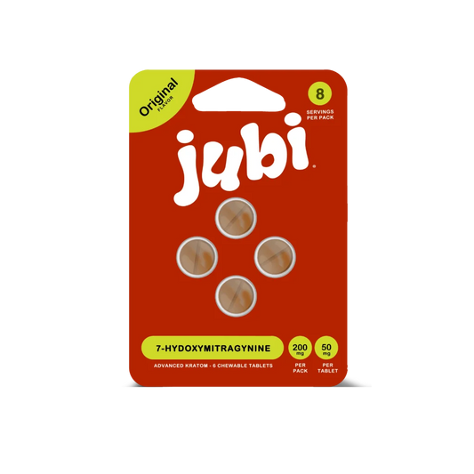 Jubi Advanced Kratom Chewable Tablets – 200mg Pack (4ct)