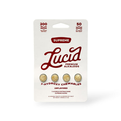 Lucid Supreme 7-OH Chewables Tablets 50mg Per Tablet 4ct