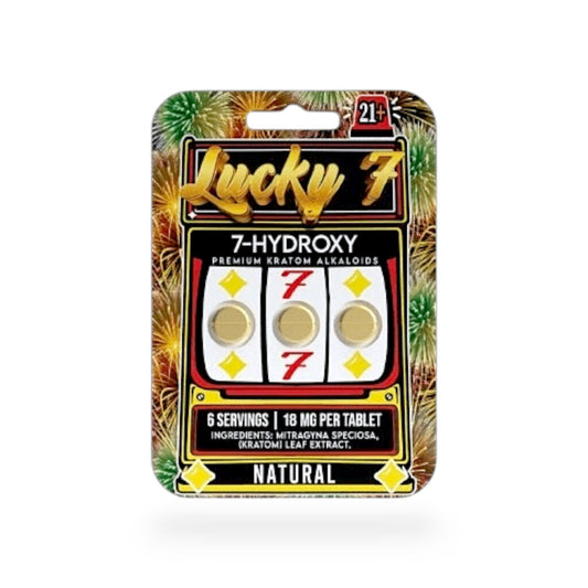 Lucky 7 - 7-Hydroxy Chewable Tablets 18mg Per Tablet
