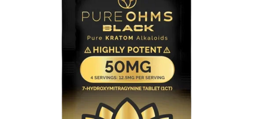 Pure Ohms Black 7OH Tablets - 50mg - 1ct