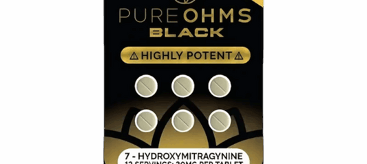 Pure OHMS Black 7OH 30mg Tablets 6ct