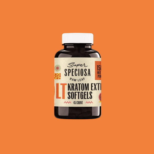 Super Speciosa Jolt Kratom Extract Soft Gels