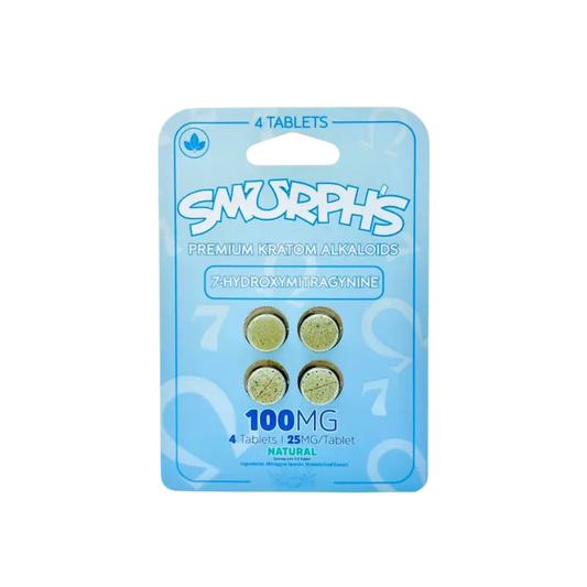 Smurph’s 7-Hydroxymitragynine Tabs 25mg per Tablet 4ct
