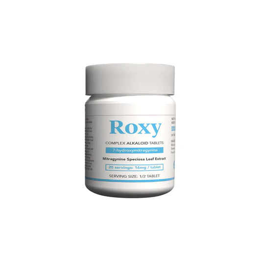 Roxy 10ct Jar 7-Hydroxymitragynine Kratom Tablets 16mg