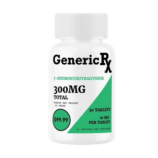 Generic RX 7-Hydroxymitragynine Extract Tablets 30ct