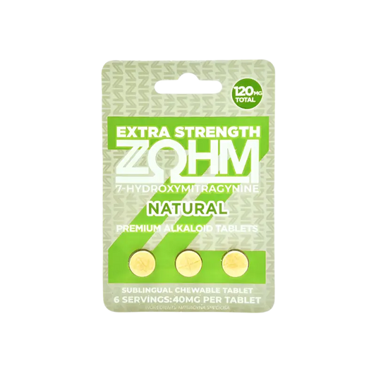 ZOHM 7-Hydroxymitragynine Extra Strength 40mg Tablet 3ct